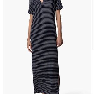 Rag & Bone Navy and White Striped Dress